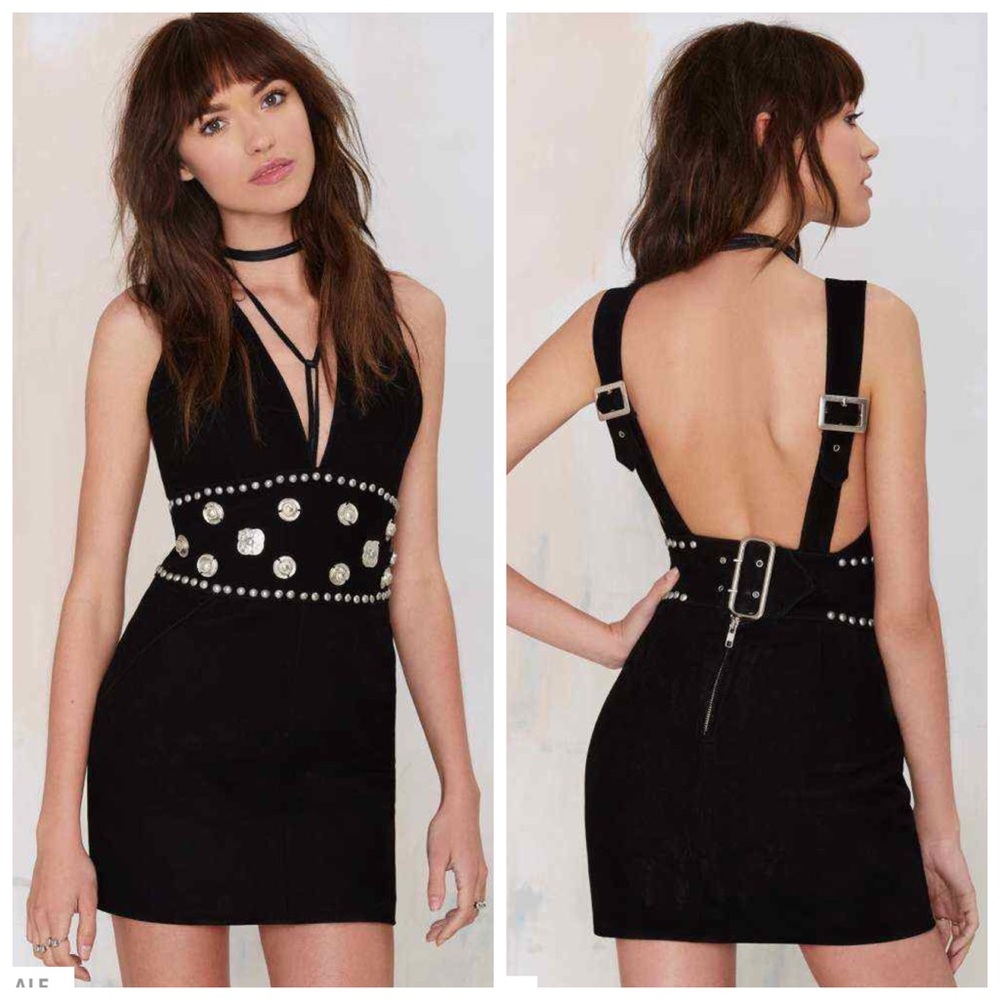Nasty Gal Exclusive Party Para Ti Suede Dress